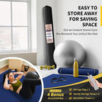 CAMBIVO Large Exercise Mat for Home Workout, Shoe-Friendly, Non-Slip Gym Mat - Image 7