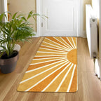 Lahome Washable Sun Boho Runner Rug: 2'x4' Non-Slip Distressed Sun Print - Image 4