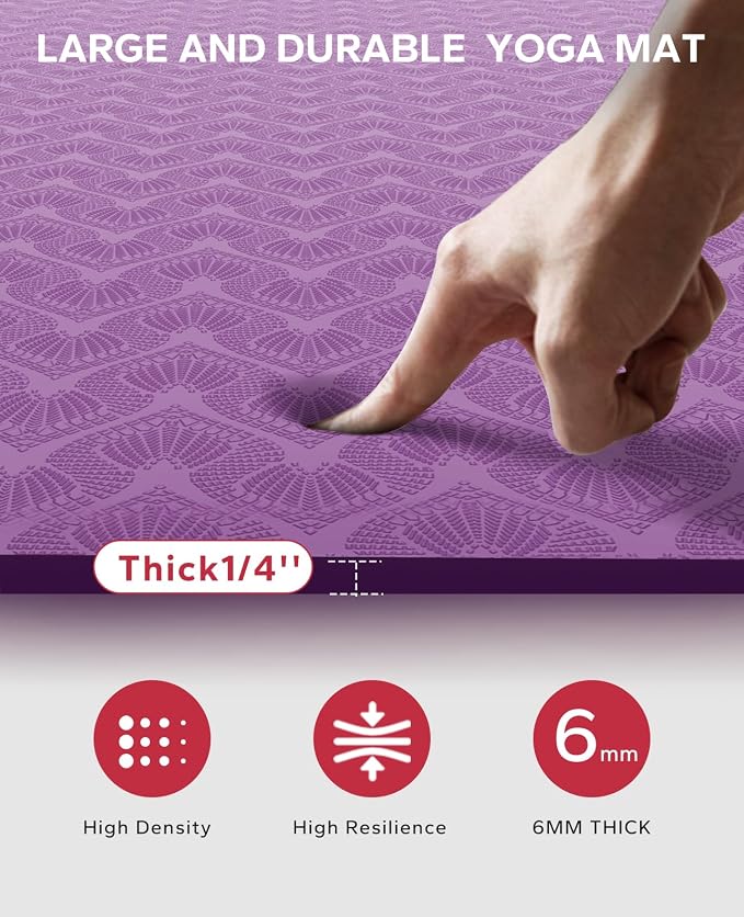 HAPBEAR Extra Large Yoga Mat - Image 4