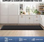 Mattitude 4/5 Inch Thick Kitchen Mat Cushioned Anti-Fatigue Floor Mat Water - Image 7