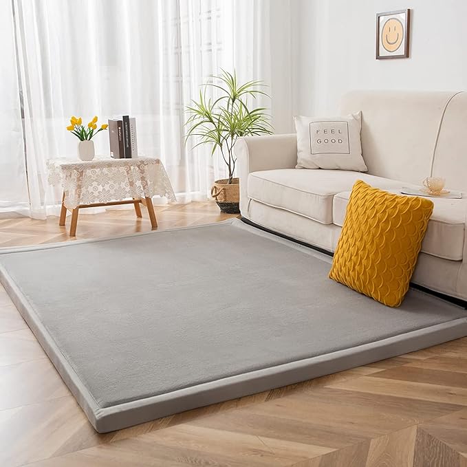 MAXYOYO Play Mat, 1.2" Thick Memory Foam Soft Padded Carpet by MAXYOYO