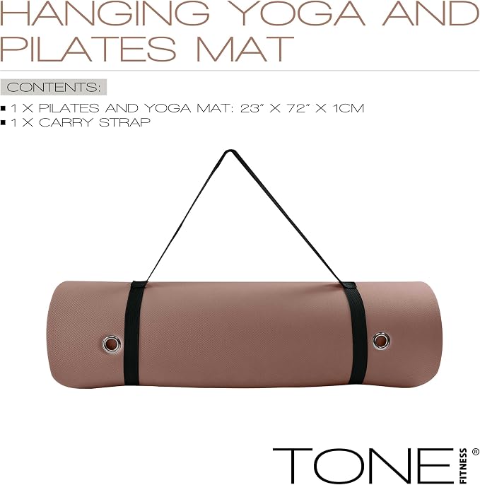 TONE Fitness Hanging Yoga Mat, Pilates Mat, Exercise Mat - Image 3