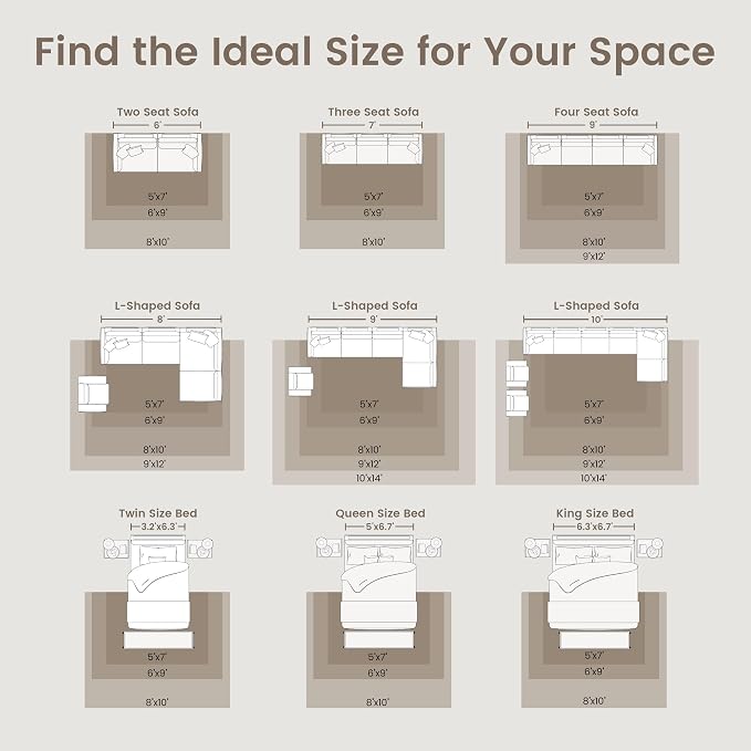 zesthome 5x7 Area Rugs - Image 3