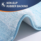 OLANLY Bathroom Rugs Mat 30x20, Extra Soft Absorbent Microfiber Bath Rugs - Image 4
