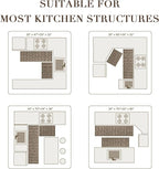 Kitchen Rugs Sets of 2-Non Slip Kitchen Mats - Image 5