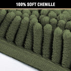 H.VERSAILTEX Bath Mats for Bathroom Non Slip Luxury Chenille Ultra Soft Bath - Image 3