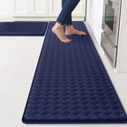 TranquilRelax 2-Piece Anti-Fatigue Kitchen Mats, Cushioned Non-Slip Waterproof by Unknown
