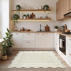 Washable 3x5 Indoor Entryway Rug, Neutral Beige Soft Non Slip Rugs Stain - Image 8