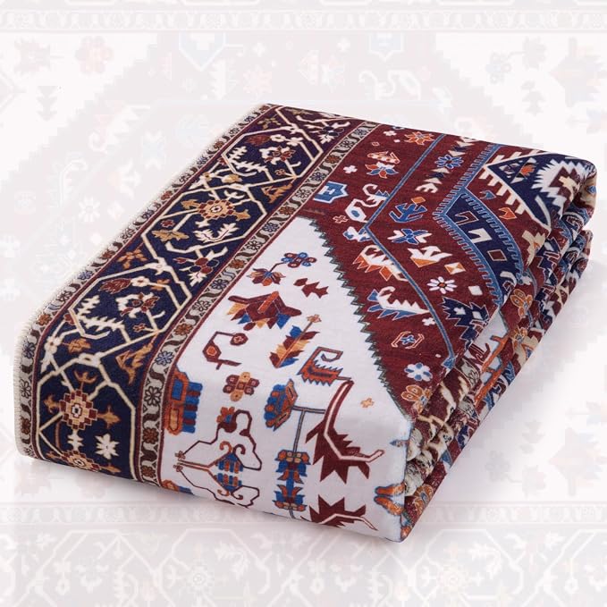 SERISSA Area Rug 3x5 Boho Rugs for Bedroom, Washable Non-Slip Living Room Rug - Image 7