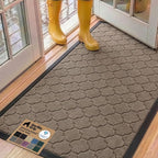 GORILLA GRIP 100% Waterproof All-Season WeatherMAX Doormat, US Designed Natural by Unknown