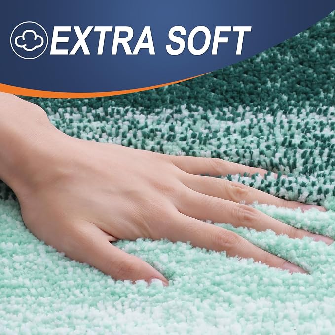 OLANLY Large Bathroom Rugs Mat 40x24, Extra Soft Absorbent Microfiber Bath Rugs - Image 3