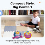 MioTetto Baby Play Mat, Comfortable Playtime Mat – Portable Foam Floor Tiles - Image 7