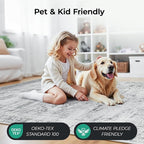 Washable Grey White Area Rugs 6x9 - Image 5