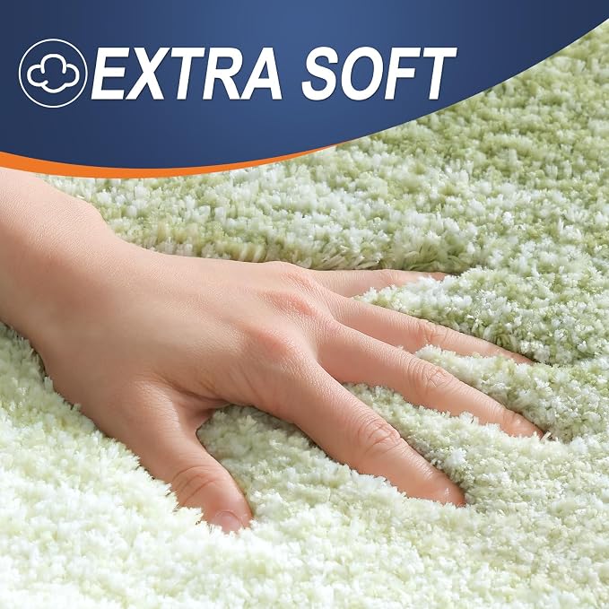 OLANLY Bathroom Rugs Mat 30x20, Extra Soft Absorbent Microfiber Bath Rugs - Image 3