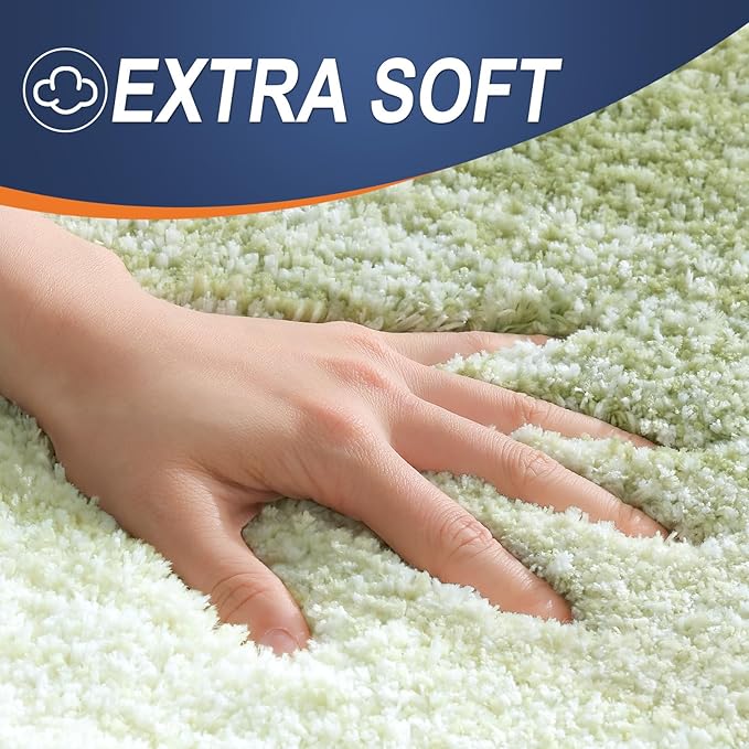 OLANLY Luxury Toilet Rugs U-Shaped 24x20, Extra Soft and Absorbent Microfiber - Image 3