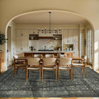 9x12 Washable Area Rug for Living Room, Extra Large, Durable Low Pile Non Slip - Image 3