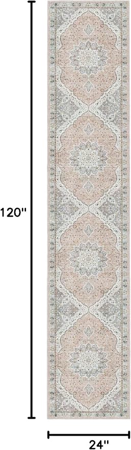 Madane Runner Rugs for Hallway 2x10 Long Washable Non-Slip Hallway Runner Rug - Image 2