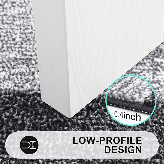 Kitinjoy Indoor Outdoor Door Mat, 34x21 Non-Slip Absorbent Dirt Trapper - Image 4