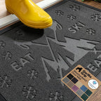 GORILLA GRIP 100% Waterproof All-Season WeatherMAX Doormat 35x23, US Designed by Unknown