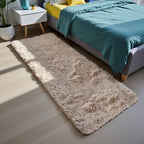 Fluffy Rug Shag Area Rug, Small Bedside Rug, Soft Fluffy Shag Entryway Throw - Image 3