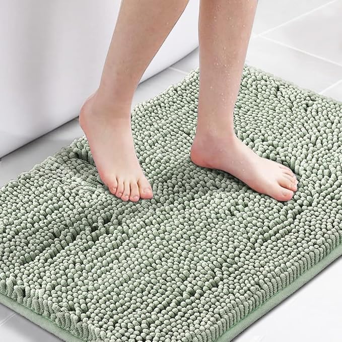 H.VERSAILTEX Microfiber Bath Rugs Chenille Floor Mat Ultra Soft Washable by HVERSAILTEX