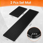 TranquilRelax 2-Piece Anti-Fatigue Kitchen Mats, Cushioned Non-Slip Waterproof - Image 2