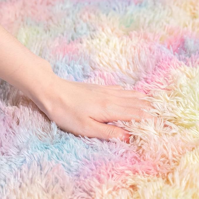 AROGAN 8x10 Feet Soft Rainbow Area Rugs - Image 3