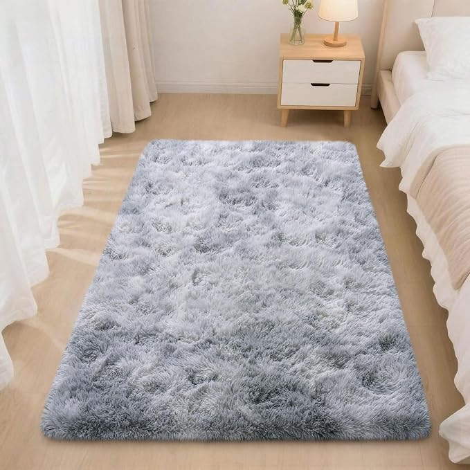 Mugorn 2x3 Rugs for Bedroom, Fluffy Area Rugs for Living Room, Soft Shag Kids - Image 5