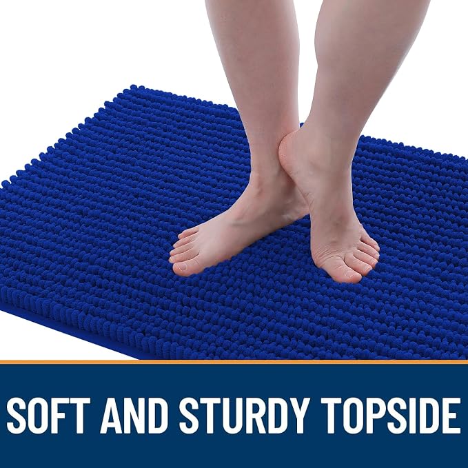 OLANLY Dog Door Mat for Muddy Paws 44x24, Ultra Absorbent Chenille Mud Doormat - Image 3