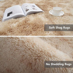Shag Runner Rug for Bedroom Living Room 2x6 Upgrade Non-Slip Fluffy Soft - Image 4