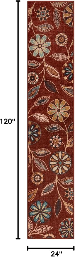 Maples Rugs Reggie Floral Runner Rug - Image 2