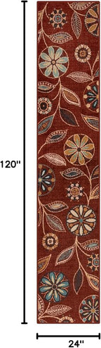 Maples Rugs Reggie Floral Runner Rug - Image 2