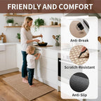 YDKGL Long Kitchen Runner Rugs Kitchen Mat Non Slip Washable, Super Absorbent - Image 2