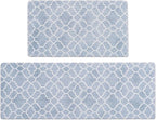 FRESHMINT Kitchen Mat Set of 2, Anti-Fatigue Cushioned Kitchen Mats by FRESHMINT