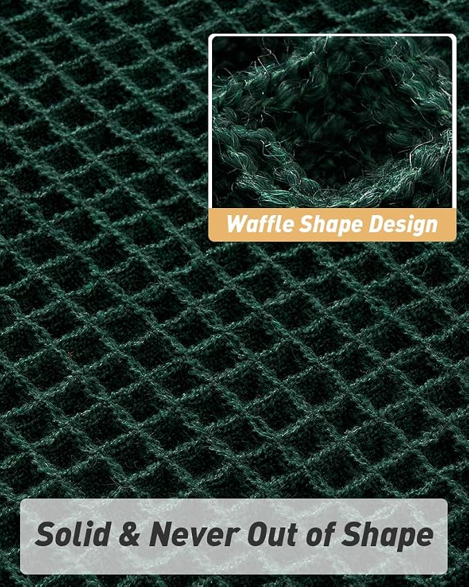Upgraded Waffle Runner Rug, Super Absorbent Non Slip Bath Mats - Image 4