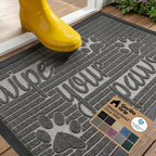 GORILLA GRIP 100% Waterproof All-Season WeatherMAX Doormat US Designed Natural by Unknown