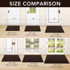 hicorfe Indoor Doormat, Welcome Door mat, Non Slip Door Mats 20"x32" Absorbent - Image 3