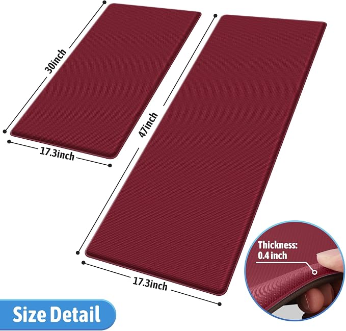 StepLively Kitchen Mat, Cushioned Kitchen Mats - Image 2