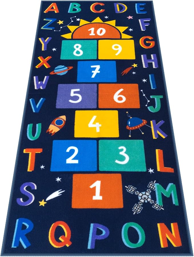 STARUIA Washable Hopscotch Kids Rugs by STARUIA