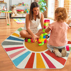 STARUIA Rainbow Machine Washable Rug - Image 8