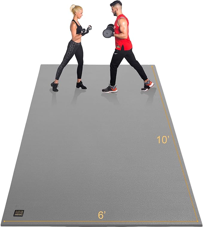 GXMMAT Extra Large Exercise Mat 16'x6'/12'x6'/10'x6'/8'x6', Extra Wide Workout by GXMMAT