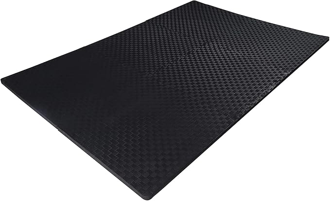 BalanceFrom Puzzle Exercise Mat 1/2" Thick, EVA Interlocking Foam Floor Tiles - Image 7