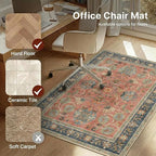 48"x72" Office Chair Mat for Hardwood Tile Floor, Under Desk Carpet Protector - Image 3