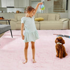 Ultra Soft Rug for Living Room, 5X8 Fluffy Shag Rug for Bedroom, Modern Shaggy - Image 6