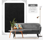 Macgace Ultra Soft Black Area Rug - Image 9