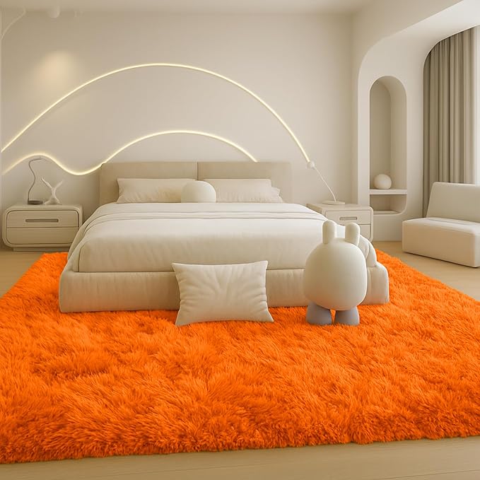 Area Rugs for Living Room, Long Shaggy Furry Carpet Plush Fluffy Carpet - Image 4