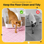 Conlun Cat Litter Mat Litter Trapping Mat, Less Waste Cat Litter Box Mat - Image 4