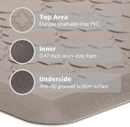 WISELIFE Kitchen Mat Cushioned Anti Fatigue Floor Mat, Thick Non Slip Water - Image 6