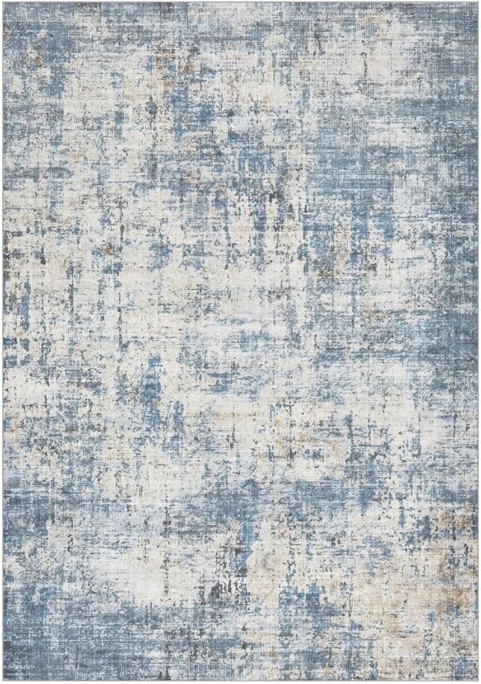 4x6 Area Rugs Washable Living Room Rug-No Slip Soft Carpets Modern Abstract - Image 8