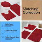 GORILLA GRIP Plush Absorbent Shaggy Chenille Bath Rug Mat - Image 8
